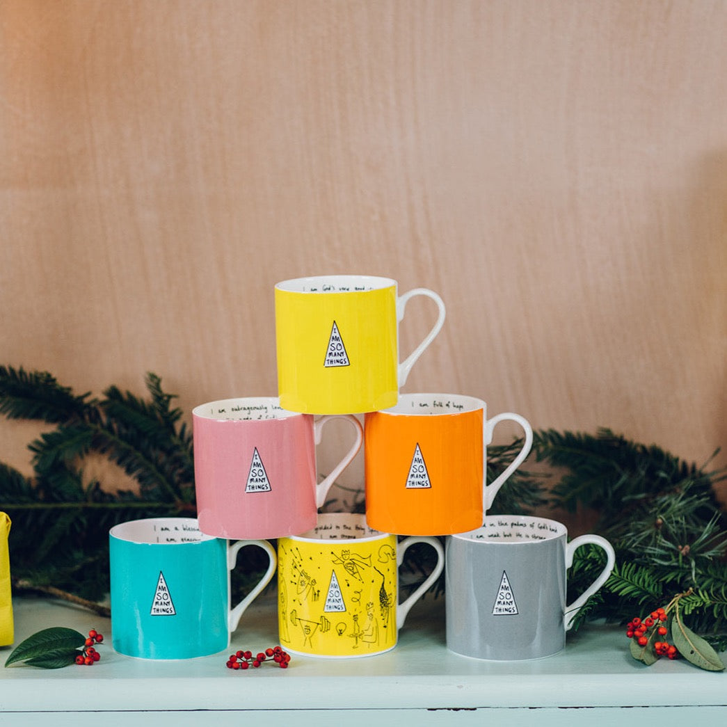 Coloured Mug Set of 6 – I Am So Many Things