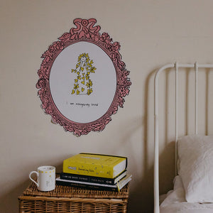 'I am Outrageously Loved' Wall Sticker