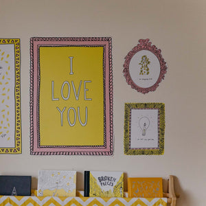 'I Love You' Wall Sticker