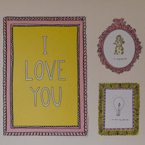 'I am Outrageously Loved' Wall Sticker