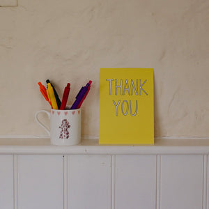 Thank You - Greetings Card