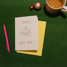 God's Got You Card - Greetings Card