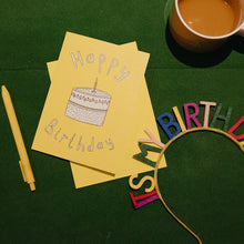 Happy Birthday 'Cake'- Greetings Card